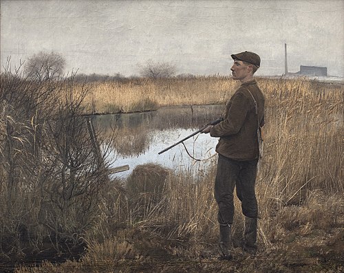 Jægeren i mosen, 1909, Laurits Andersen Ring
