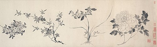 Flowers of the Four Seasons, 1582, Chen Jiayan