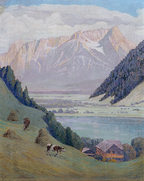 Bergsee, 1911, Max Kahrer