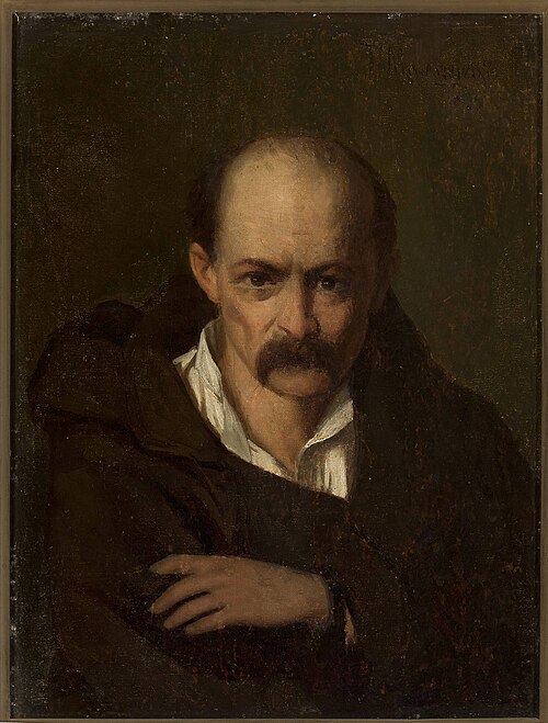 Portrait of a man in handcuffs, 1855, Tytus Maleszewski