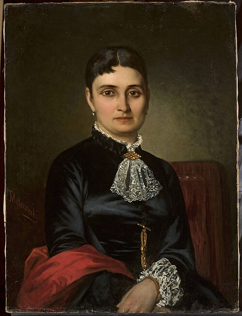 Portrait of Apolonia Anaszkowska, 1882, Tytus Maleszewski