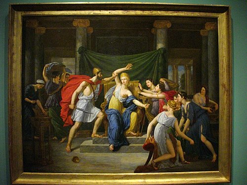 Ulysse démasquant Circé, 1810, Jean-Philibert Dumet