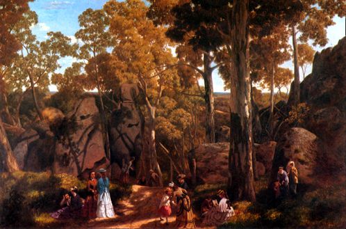 At the Hanging Rock, 1875, William Ford