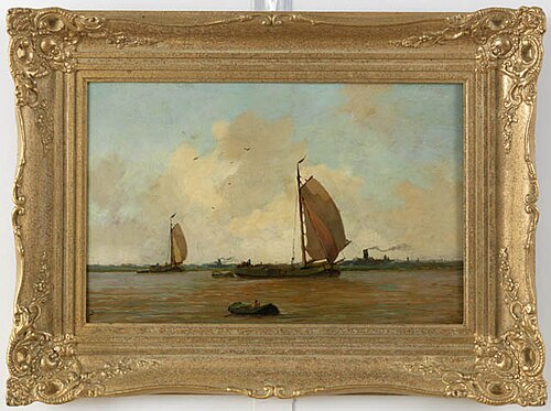 Haven van Rotterdam tegen 1900, , Anton Dirckx