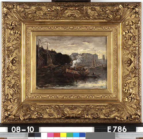 Stadsgezicht, 1878, Anton Dirckx