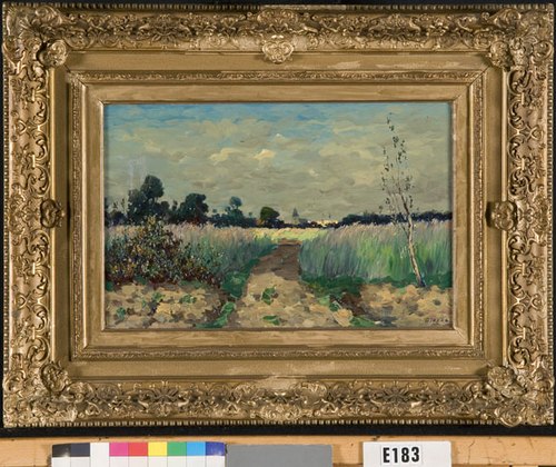 Landschap met korenveld, 1913, Anton Dirckx