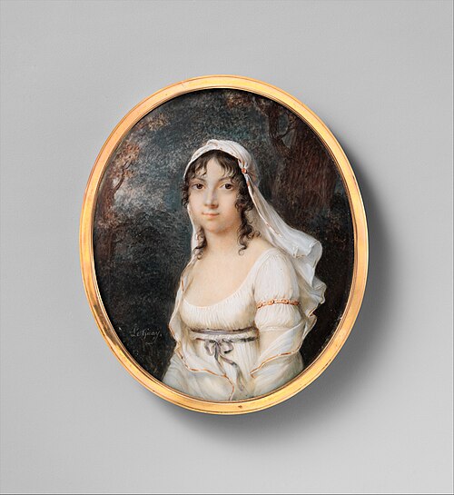 Portrait of a Woman, 1800, Charles Etienne Leguay