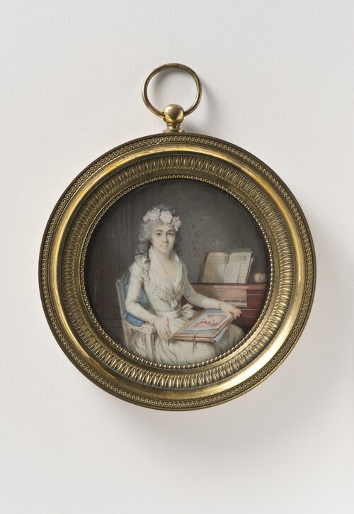 Portrait of a woman, 1800, Charles Etienne Leguay