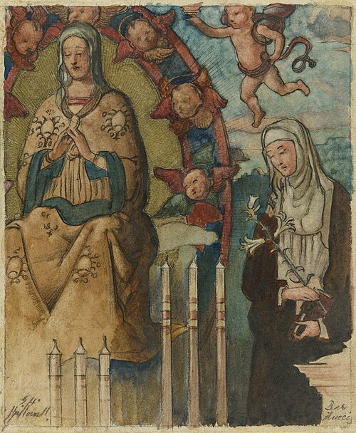 The Assumption of the Virgin, 1899, George Hawley Hallowell
