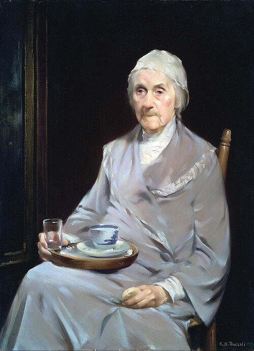 Mrs. Edwin Champney (Lady with a Tray), 1922, Giovanni Battista Troccoli