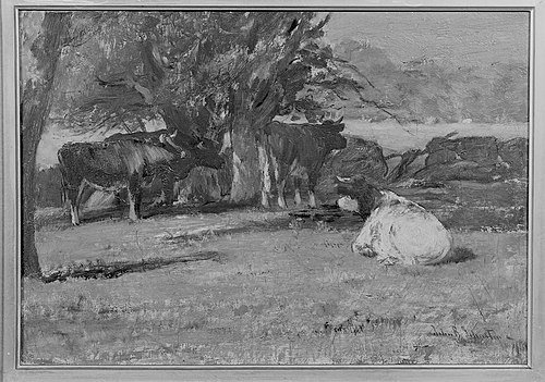Landscape with Cattle, , John Bernard Johnston
