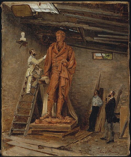 The Sculptor's Studio, , John J. Hammer