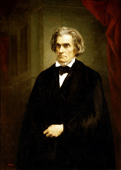 Portrait of John C. Calhoun, 1858, Henry F. Darby
