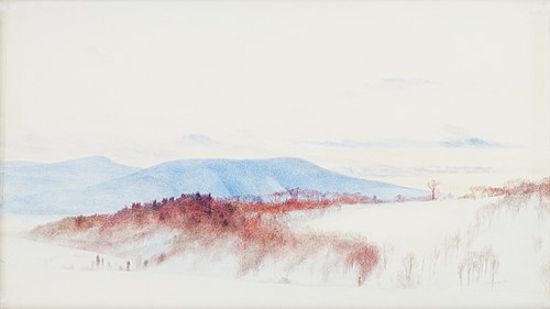 Mt. Everett (Massachusetts) in the Snow, 1869, Henry Roderick Newman