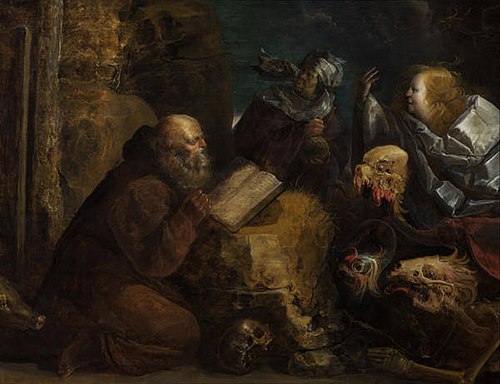 The Temptation of St Anthony, , Jan van de Venne