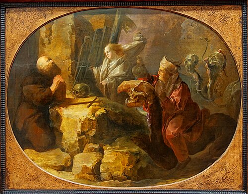 La Tentation de saint Antoine, 1650, Jan van de Venne