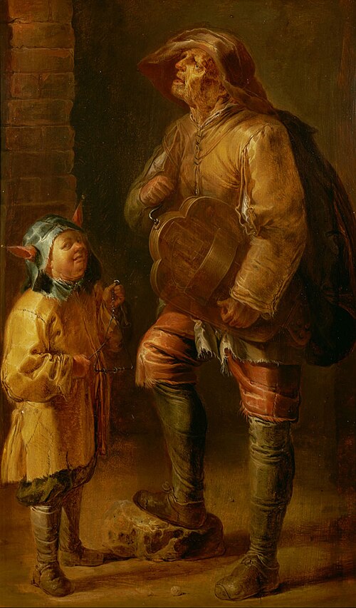 Begging musicians, 1650, Jan van de Venne