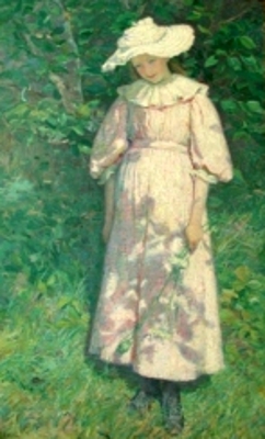 Girl in the Sunshine, 1895, Josephine Miles Lewis