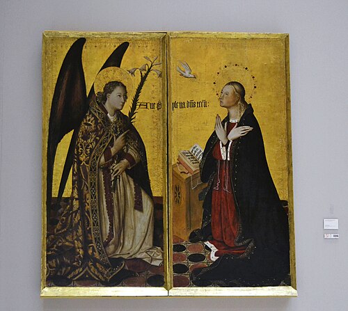 Annunciation, 1450, Master of Bonastre
