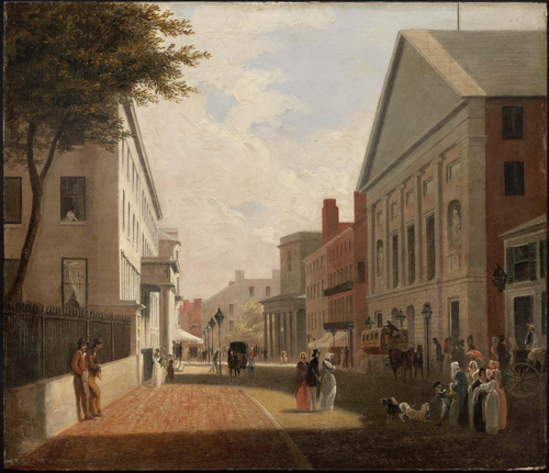 Tremont Street, Boston., 1843, Philip Harry