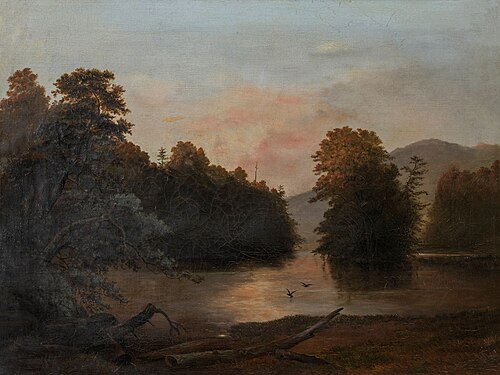 Lehigh River, Calypso Island, 1880, Reuben Oliver Luckenbach