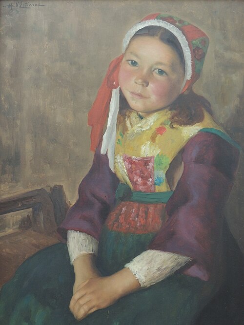 Fillette de Plougastel-Daoulas (Finistère), , Henry d'Estienne