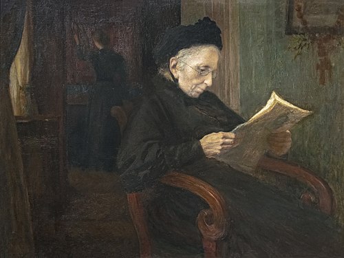 Portrait de grand'mère, 1899, Henry d'Estienne