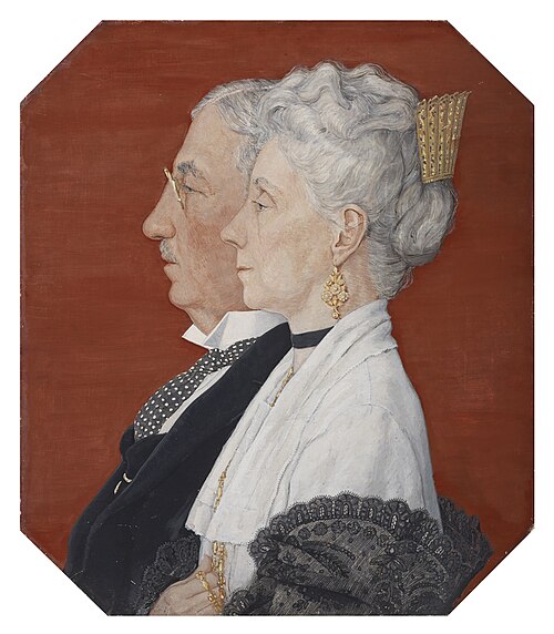 Mr. and Mrs. H. H. Friedley, 1925, Durr Freedley