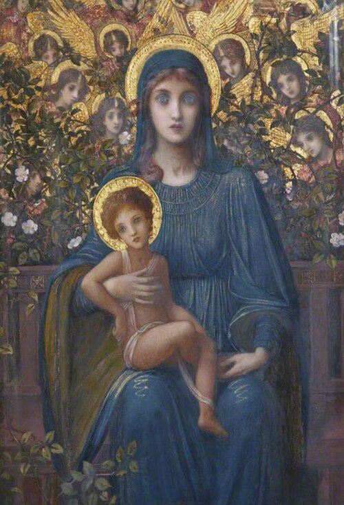 Virgin and Child, 1901, John Melhuish Strudwick