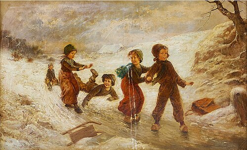 Winter, 1875, Augustus Edwin Mulready