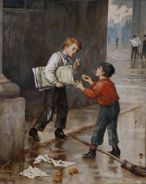 Luck in a Moment, 1874, Augustus Edwin Mulready
