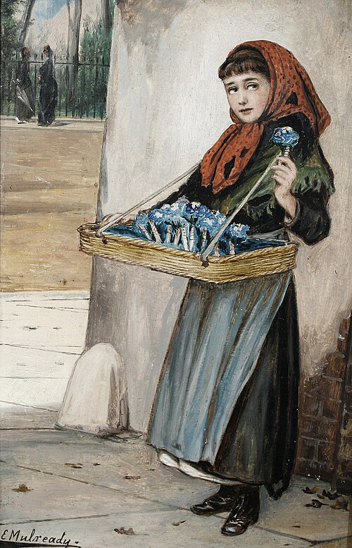 An Eye to an Expected Buyer, , Augustus Edwin Mulready