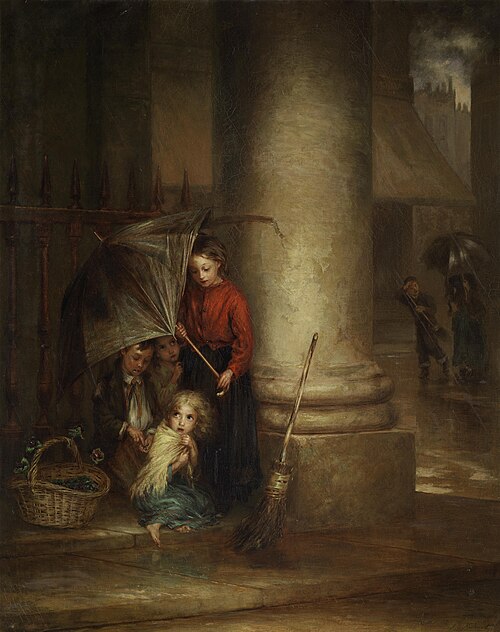 A Passing Cloud, 1877, Augustus Edwin Mulready