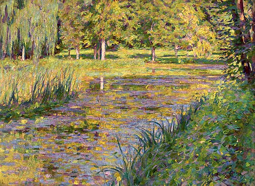 L'Étang fleuri, 1892, Maurice Eliot