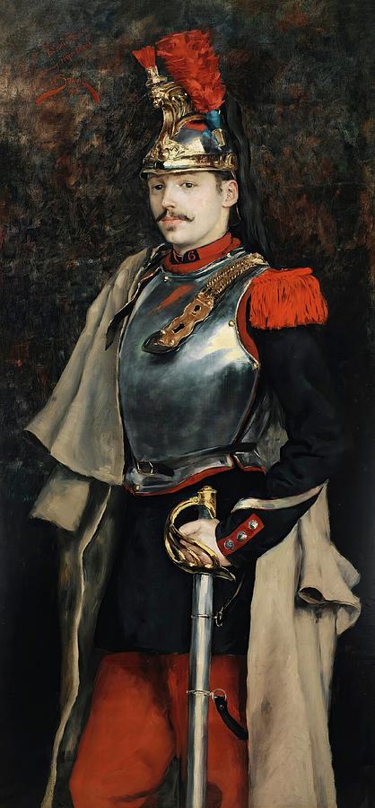 Portrait of a man, presumed to be Mr. Filleul-Brohy, 1876, Julius LeBlanc Stewart