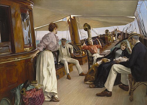 On the Yacht "Namouna“, Venice, 1890, Julius LeBlanc Stewart