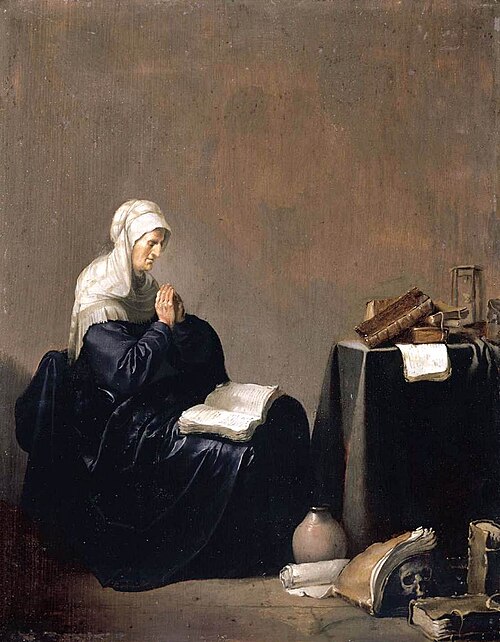 Woman Praying, 1650, Willem de Poorter