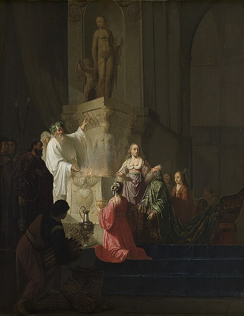 The idolatry of King Solomon, 1639, Willem de Poorter