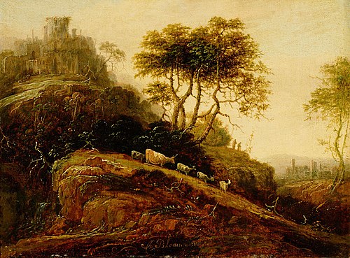 Berglandschaft, , Adriaen Bloemaert