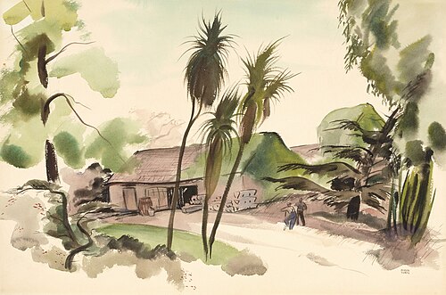 Ranch Scene, 1939, Marian Curtis