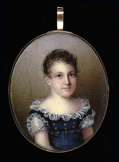 Portrait of a Young Girl, 1825, Mary Jane Simes