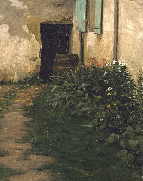 A Garden Path, 1896, Robert Henry Logan