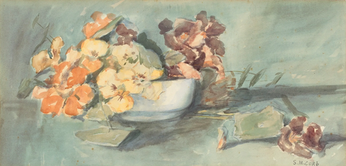 Nasturtiums, 1900, Sallie Curb Arnold