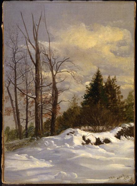 Catskill Winter Landscape, 1858, Thomas Hiram Hotchkiss