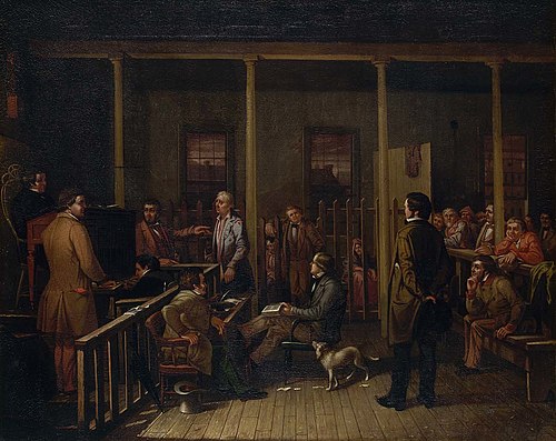 Missouri Courtroom, 1852, William Josiah Brickey