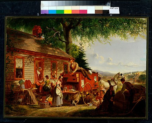 The Yankee Peddler, 1851, William Tolman Carlton