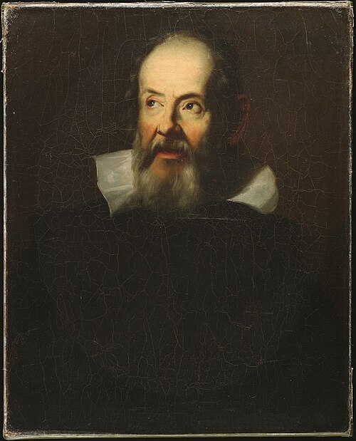 Galileo Galilei (1564-1642),  after Justus Suttermans, 1842, William Tolman Carlton