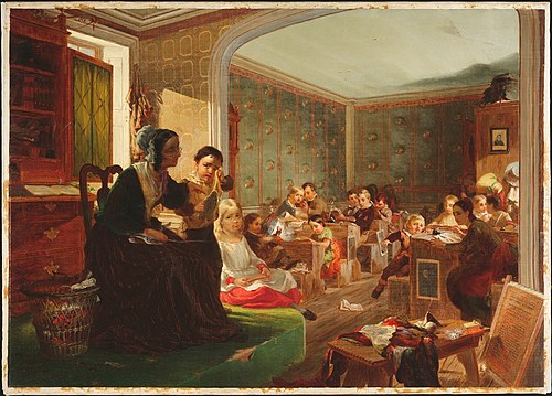 Schoolroom, 1856, William Tolman Carlton