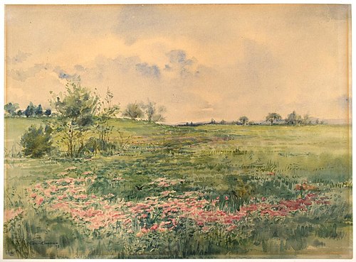 Paysage, 1893, Mary Berri Chapman Hansbrough