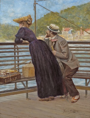 Auf dem Schiffsdeck., , Joan Berg